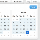 Create date-range selector with angularjs directives